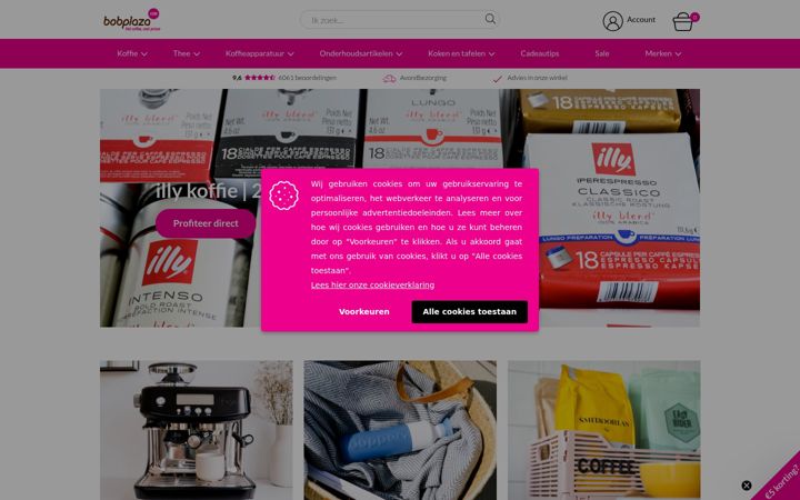 Screenshot of bobplaza.com