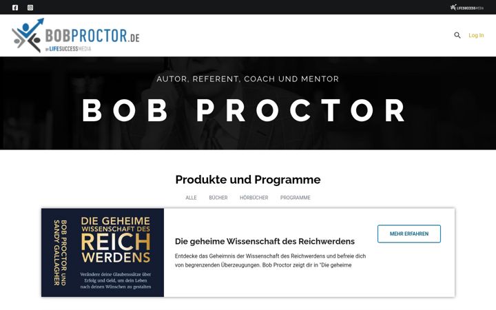 Screenshot di bobproctor.de