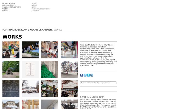 Screenshot of bobrikovadecarmen.org