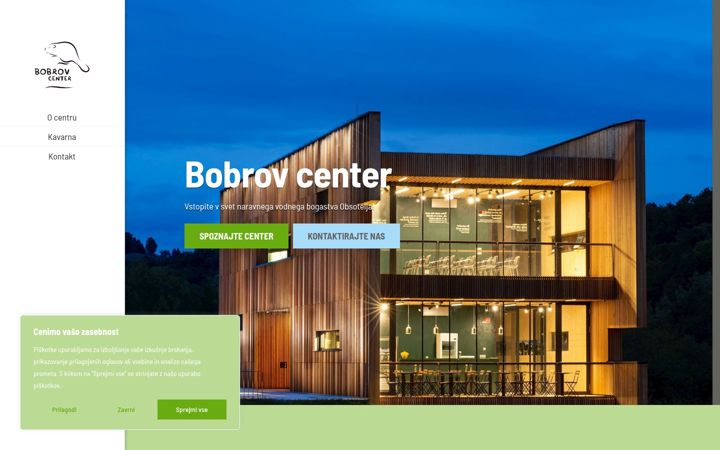 Skærmbillede af bobrov-center.si