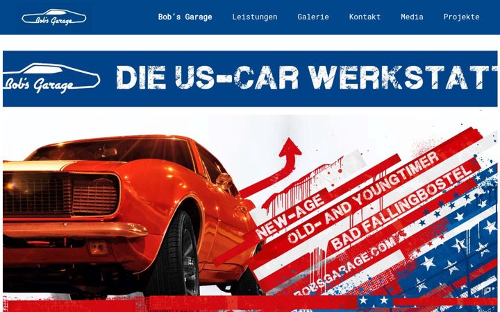 Skærmbillede af bobsgarage.com