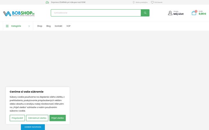 Screenshot of bobshop.sk