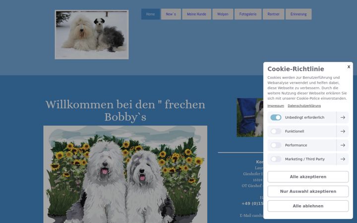 Screenshot of bobtail-oes.com