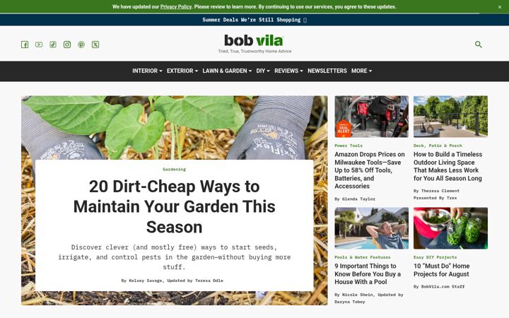 Screenshot του bobvila.com