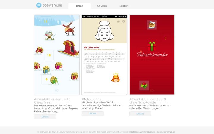 Screenshot of bobware.eu