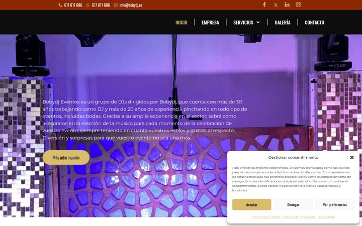 Screenshot of bobydj.es