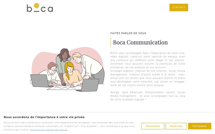 Screenshot of boca-communication.fr