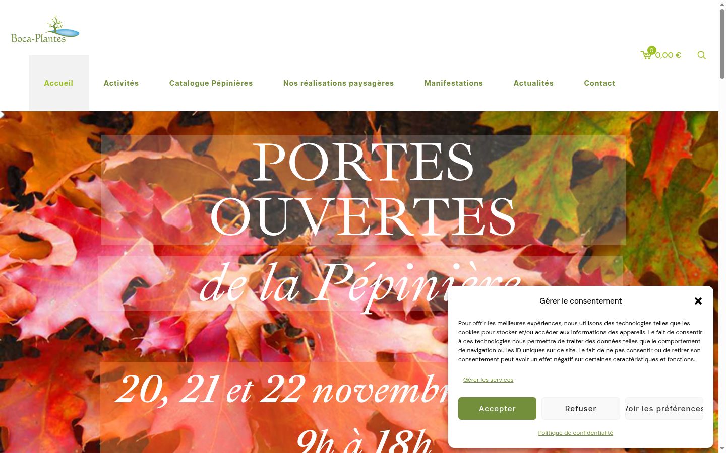 Screenshot tal-banner tal-kunsens muri qabel kwalunkwe interazzjoni