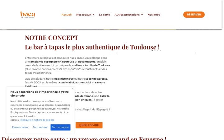 Screenshot of boca-toulouse.fr