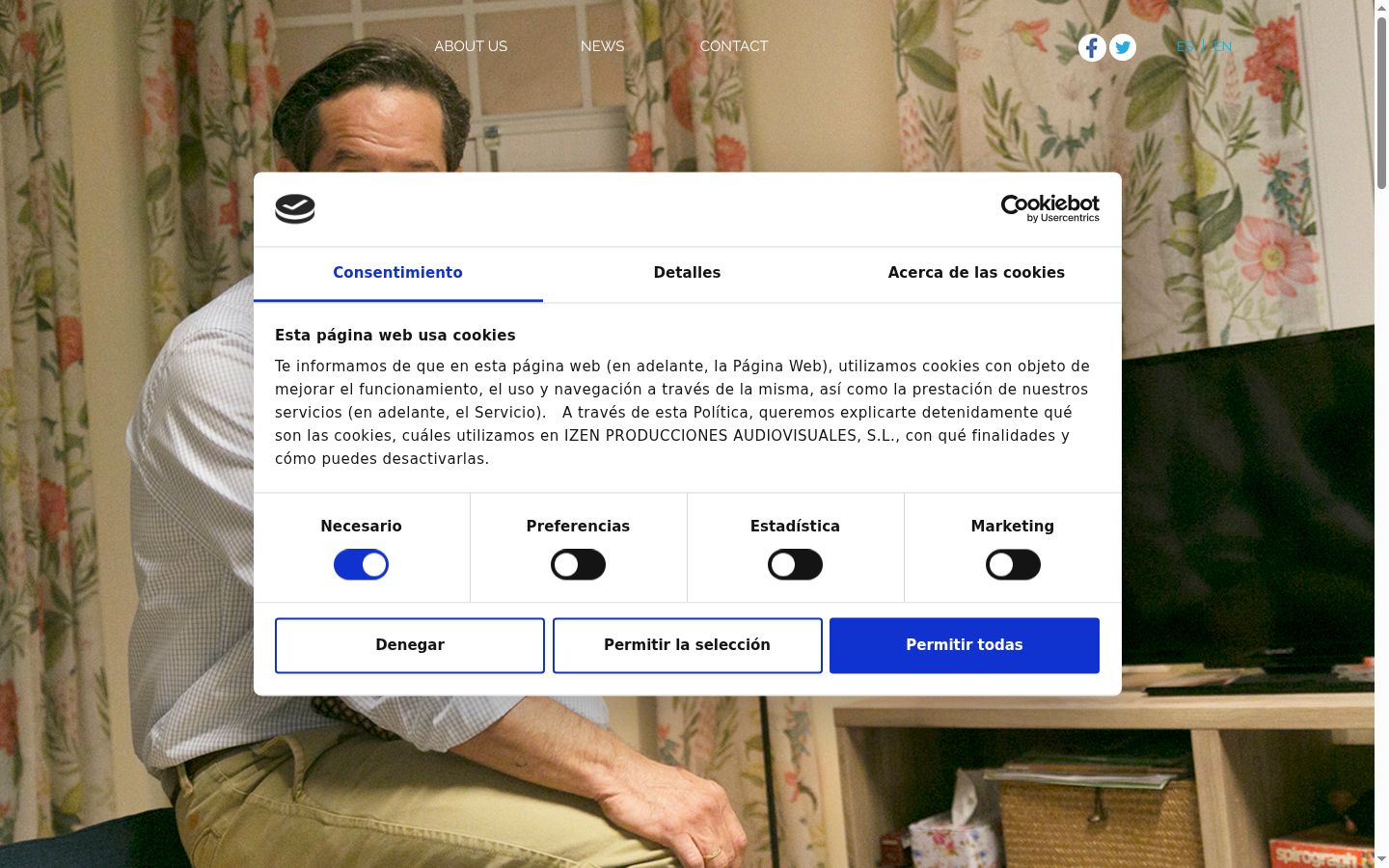 Zrzut ekranu banera zgody wyświetlanego przed jakąkolwiek interakcją