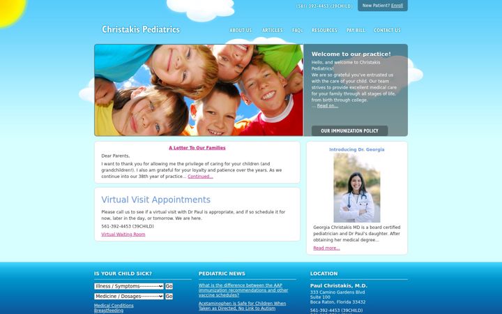Screenshot of bocachild.com