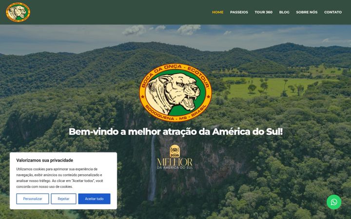 Screenshot von bocadaonca.com.br