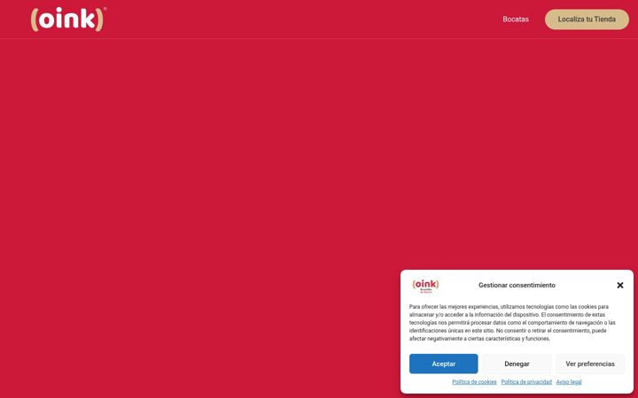 Screenshot of bocadillosoink.es