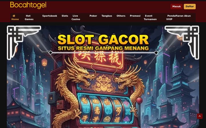 Screenshot of bocahtogel.org