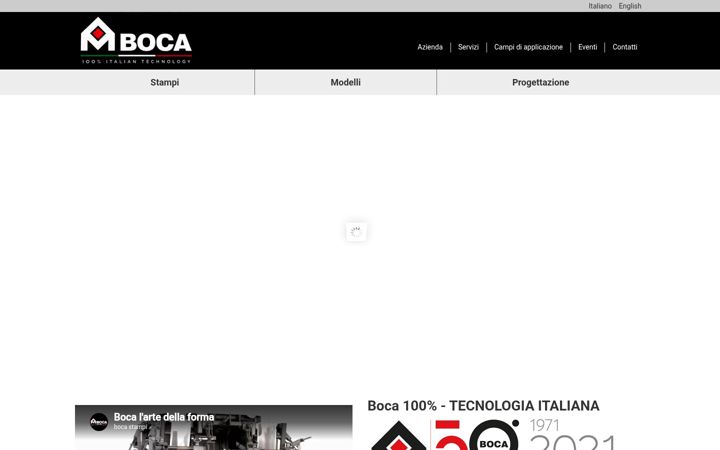 Ekrānuzņēmums no bocaitaly.it