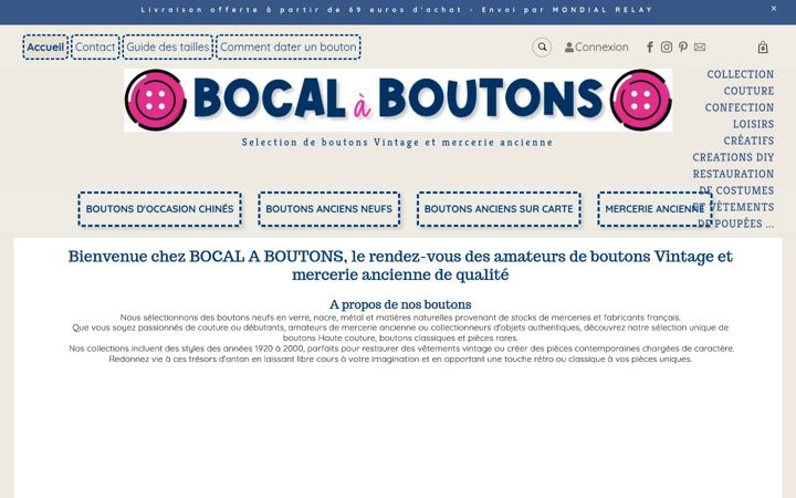 Ekrānuzņēmums no bocalaboutons.fr