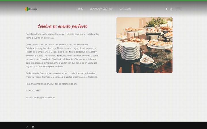 Screenshot of bocalada.es