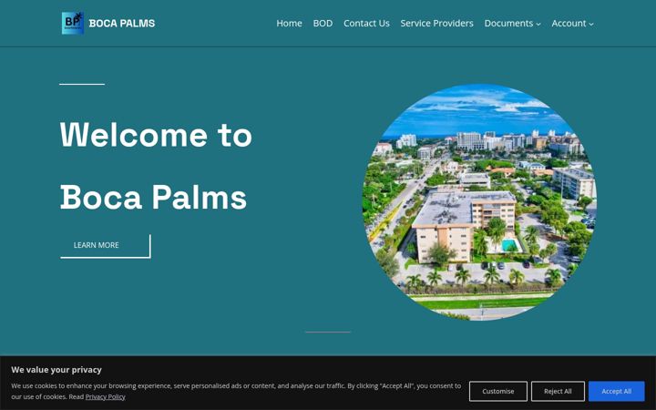 Screenshot of bocapalms.org