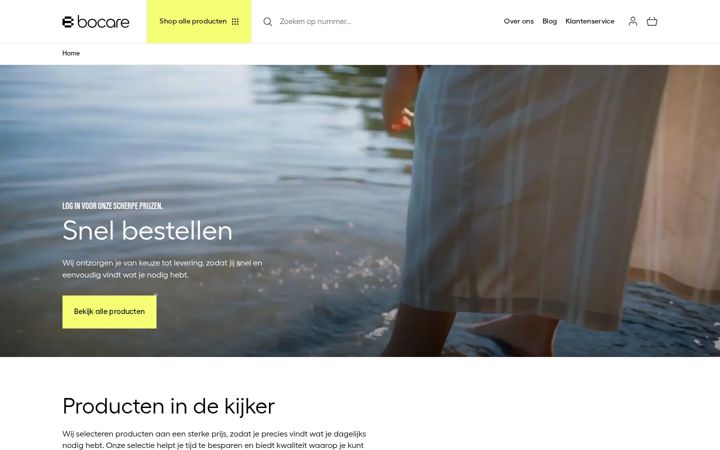 Screenshot of bocare.be