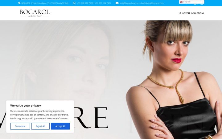 Screenshot of bocarol.com