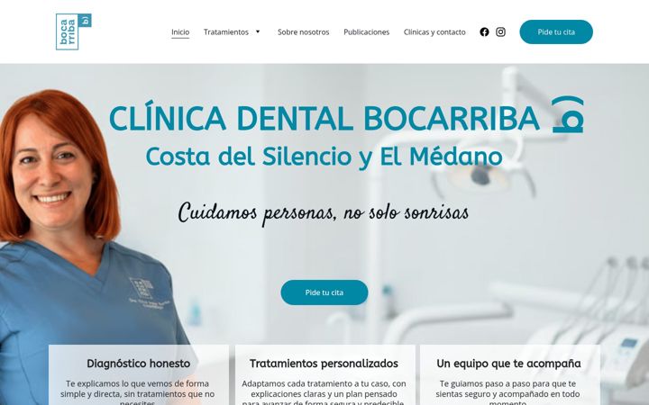 Screenshot of bocarriba.es