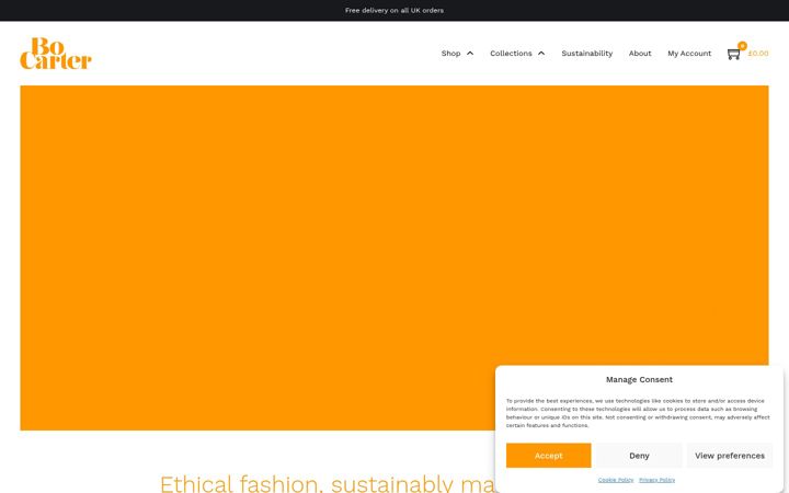 Screenshot of bocarter.co.uk