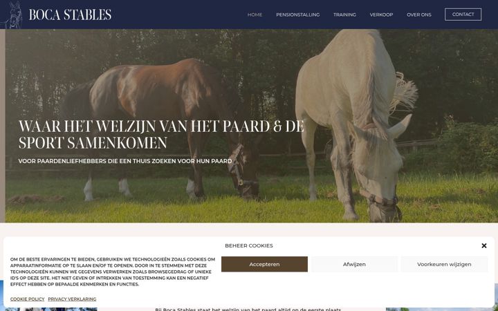 Screenshot of bocastables.com