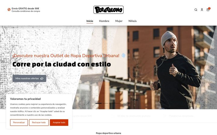 Screenshot of bocatalomo.com