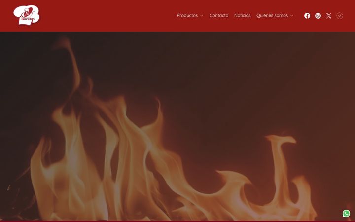 Screenshot of bocatasdelchef.es