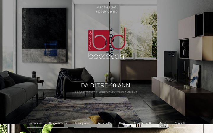 Screenshot of boccaccini.com