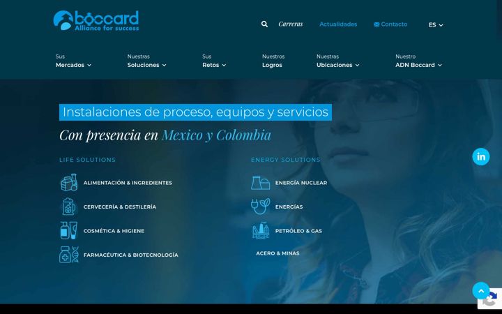 Screenshot of boccard.es