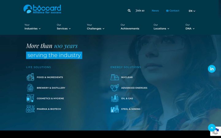 Screenshot of boccard.ru