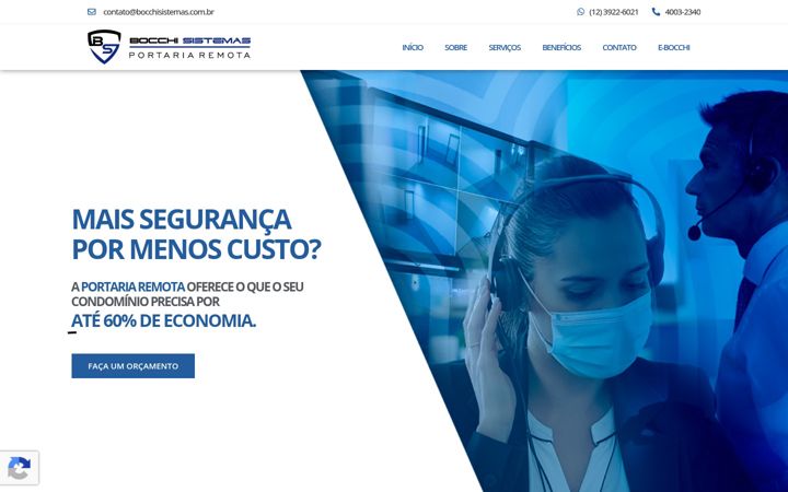 Zrzut ekranu bocchisistemas.com.br