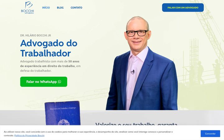 Zrzut ekranu bocchitrabalhista.com.br