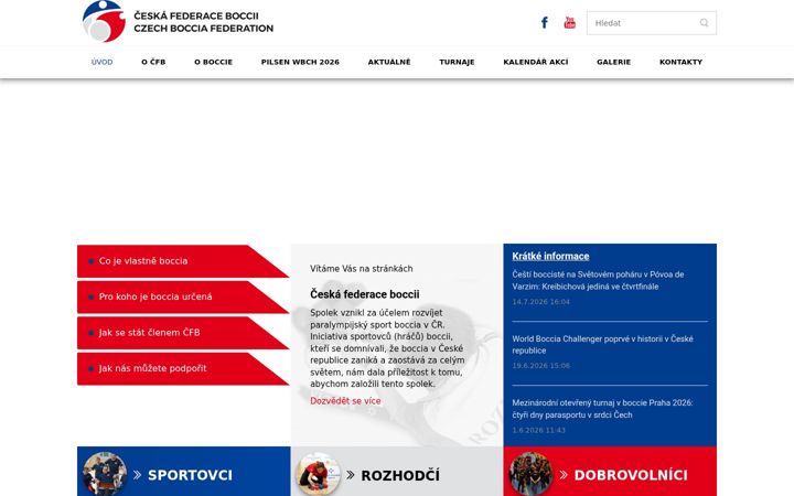 Zrzut ekranu boccia-sport.cz