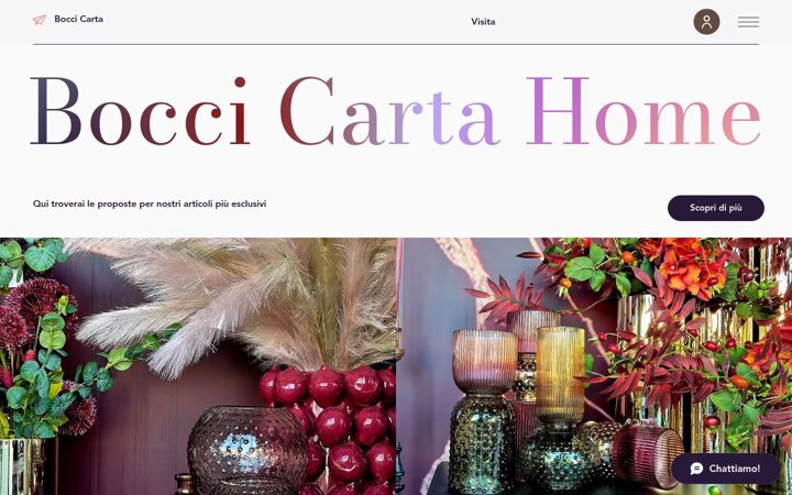Kuvakaappaus sivustosta boccicarta.com