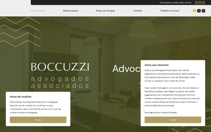Screenshot του boccuzzi.com.br