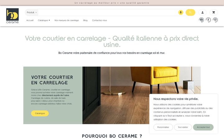 Screenshot of bocerame.fr