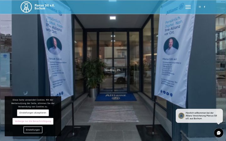 Screenshot of bochumer.versicherung