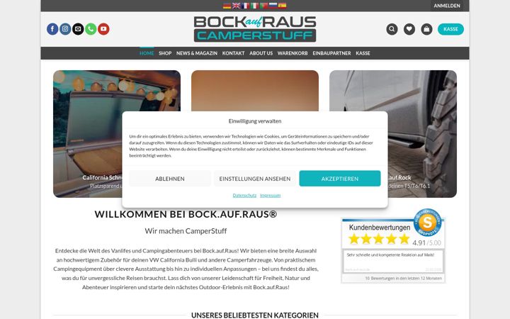 Screenshot of bock-auf-raus.de
