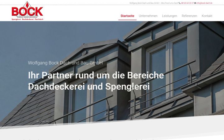 Ekrānuzņēmums no bock-dach.de