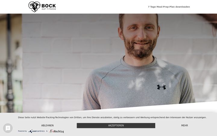Screenshot of bockauffitness.de