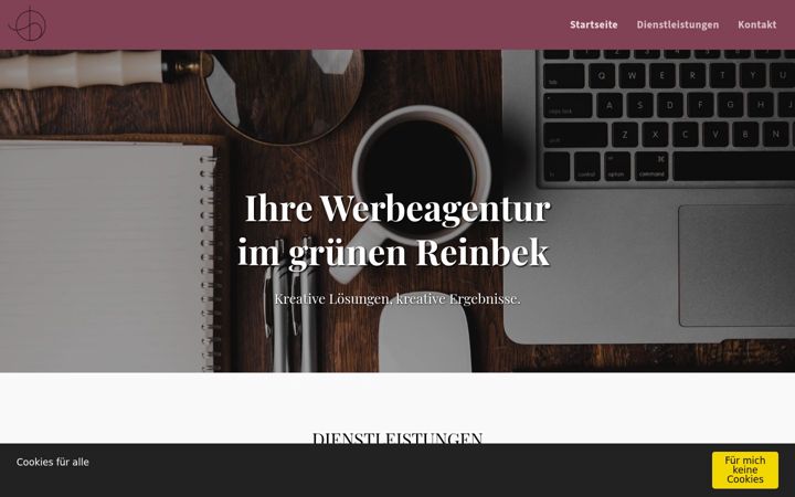 Screenshot of bockholt-grafikdesign.com