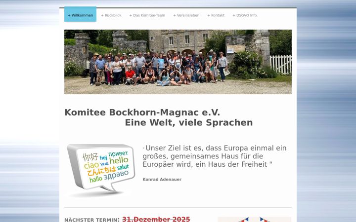 Screenshot of bockhornmagnac.de
