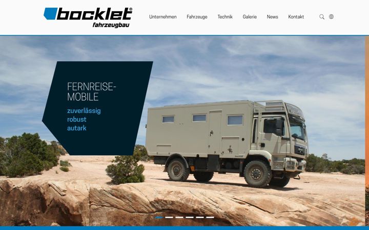 Captura de pantalla de bocklet.eu
