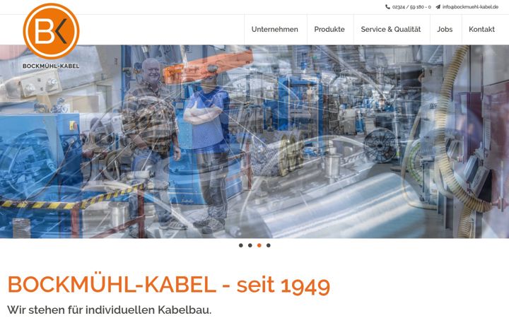Screenshot of bockmuehl-kabel.de