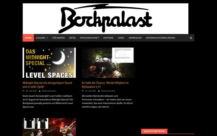 Screenshot of bockpalast.de