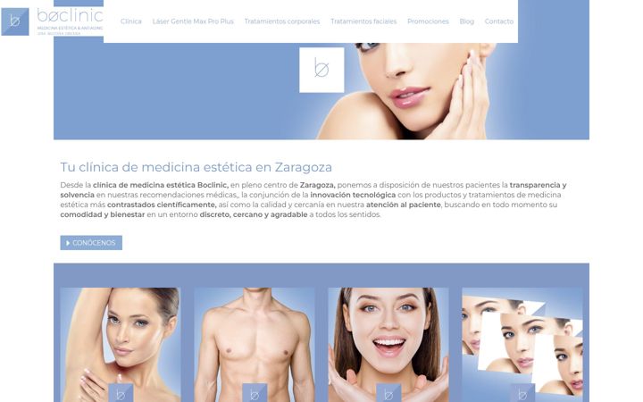 Екранна снимка на boclinic.es
