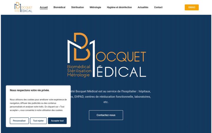 Screenshot of bocmed.fr