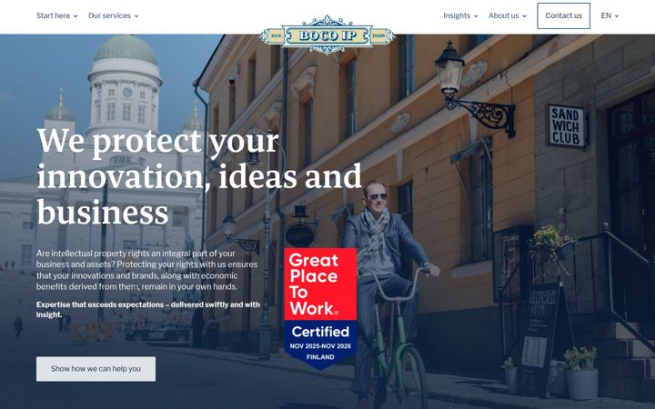 Screenshot di bocoip.com